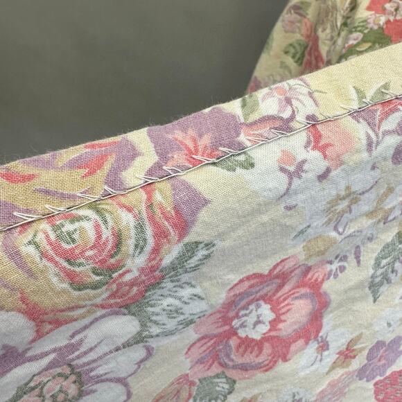 Vintage 70s Skirting the Issue floral wrap skirt one size adjustable knee length - Picture 15 of 16